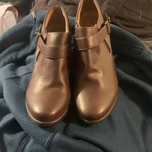 Natural Soul Brown Ankle Boots